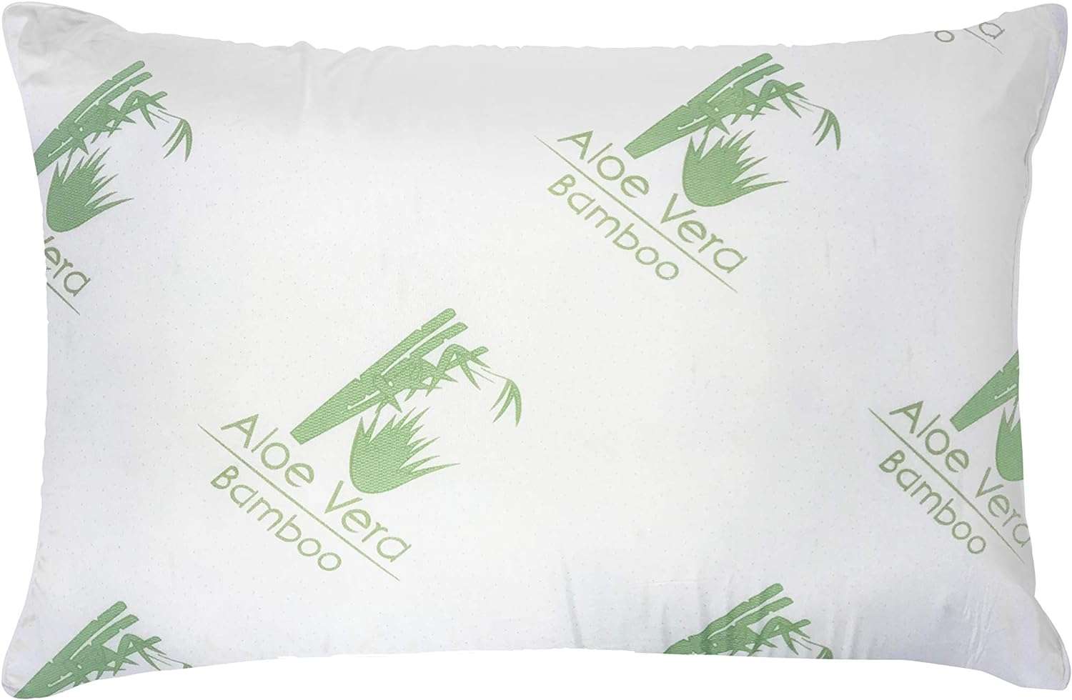Country Club Aloe Vera Bamboo Pillow - Fluffy Memory Foam Hypoallergenic Cooling Comfort