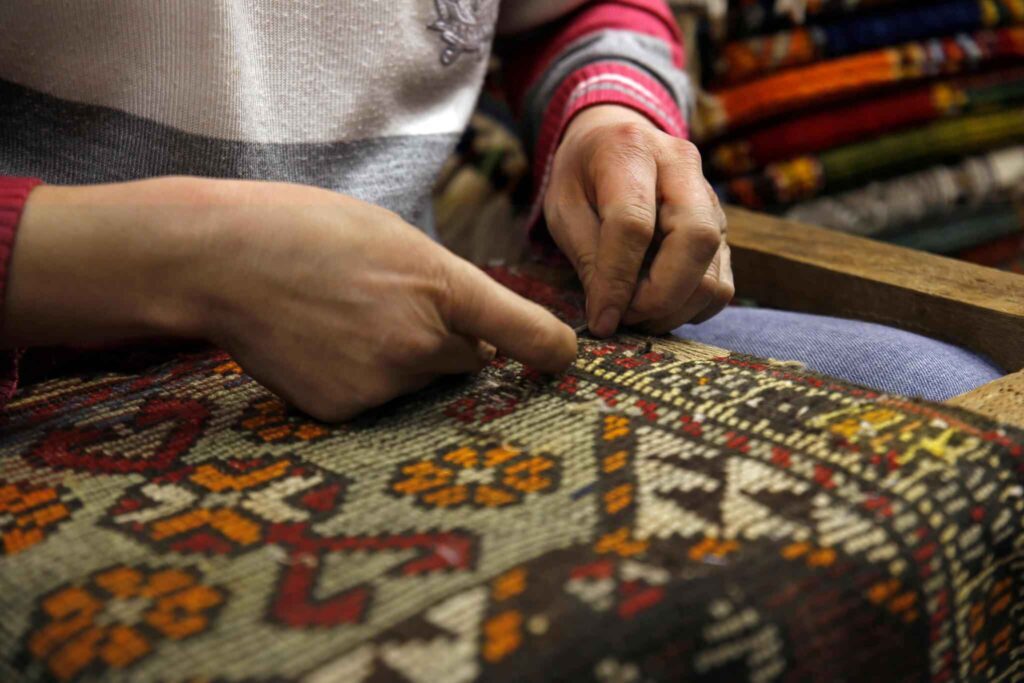 history of handmade wool rugs