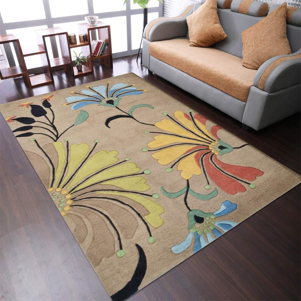 Rugsotic Carpets Hand Tufted Wool ECO-Friendly Area Rugs